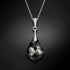 Sudraba komplekts "Baroka IV (Silver Night)" ar Swarovski™ kristāliem